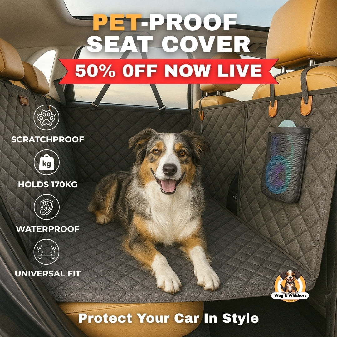 Wags & Whiskers Waterproof Dog Seat Cover